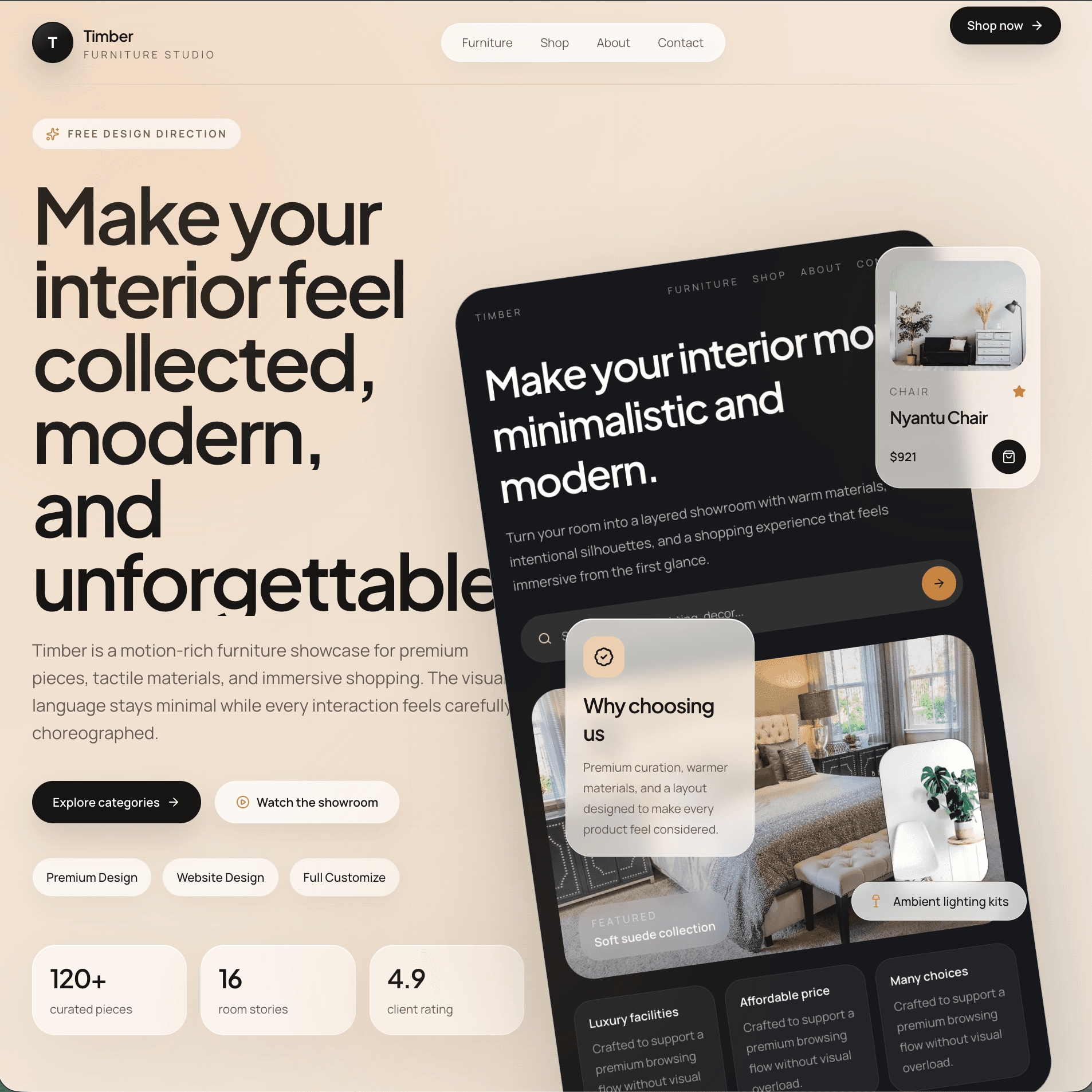 Live capture from Timber Zeta website